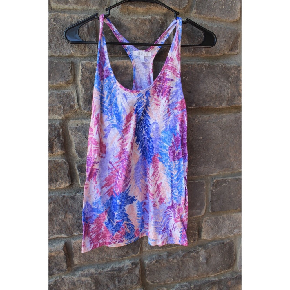 Feather Pattern Tank Top